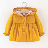 Baby Girls Toddler Hooded Jackets