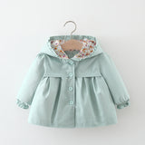 Baby Girls Toddler Hooded Jackets