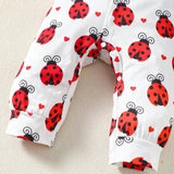 Newborn Baby Girls Ladybug Clothes Set