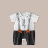 Baby Boys Cotton Gentleman Jumpsuits