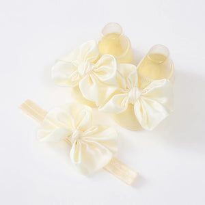 Newborn Baby Girl Lovely Socks Headband Set