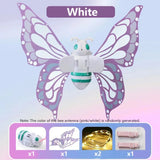 Toddler Kids Electric Moving Light Fairy Wings