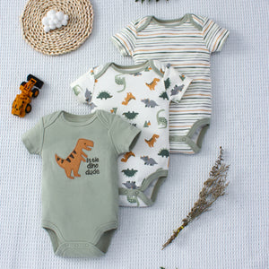 3PCS Baby Boys Bodysuit Sets