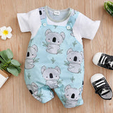 Newborn Baby Koala Jumpsuits