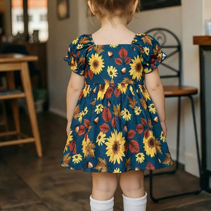 Baby Girls Sunflower Summer Dress