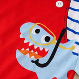 Shark Baby Jumpsuits 0-18M