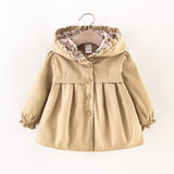 Baby Girls Toddler Hooded Jackets