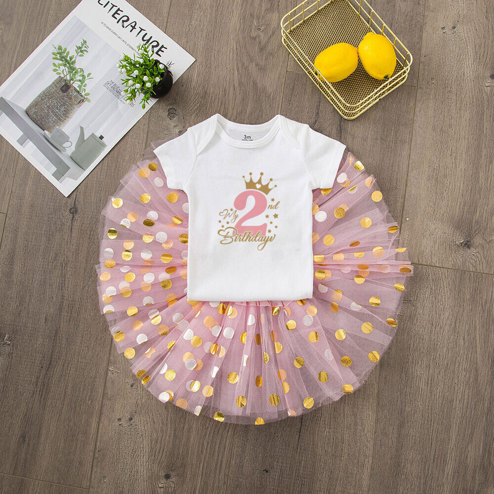 Baby Clothes - Baby Girl Birthday Party Outfits