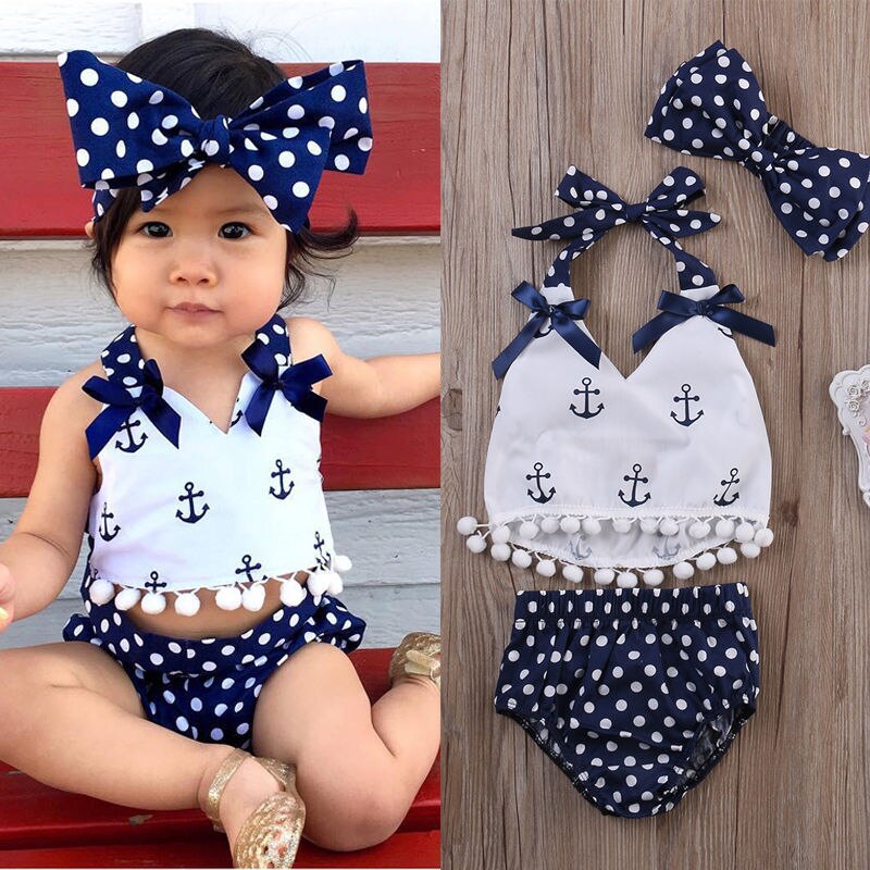 Baby Clothes - Fashion Baby Girl Summer Clothes Set