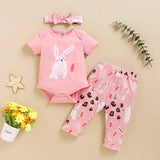 Newborn Baby Girls Rabbit Clothes Set