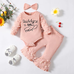 Baby Girls Daddy's Little Girl Outfit-Elite Outlet Store