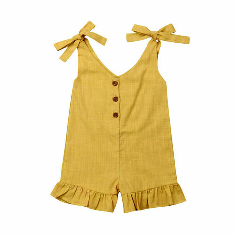 Baby Romper - Baby Girl Toddler Cotton Jumpsuits 12M-5T
