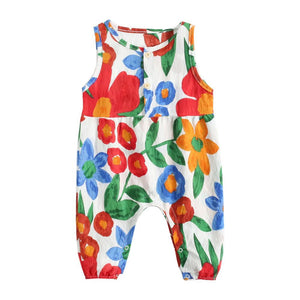 Baby Girls Sleeveless Jumpsuits-Elite Outlet Store