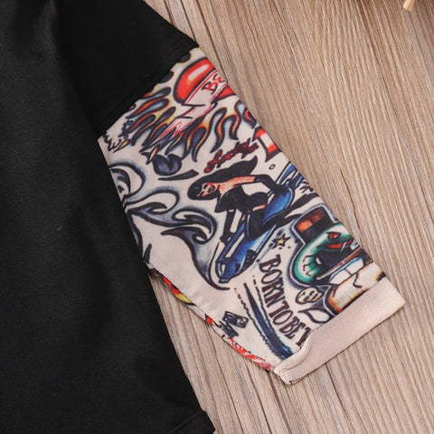 Baby Romper - Baby Tattoo Printed Bodysuits