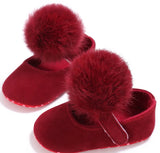 Baby Shoes - Cute Pom-pom Shoes 0-18M