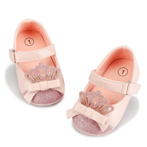 Baby Shoes - Princess Baby Girls First Walkers 0-18M