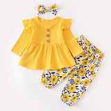Autumn Baby Girl Clothes Sets (Multiple Colors)