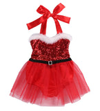 Christmas Newborn Infant Baby Girls Outfit