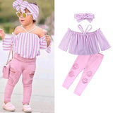 3pcs Sweet Girl Clothes Set 1-7Y-Elite Outlet Store