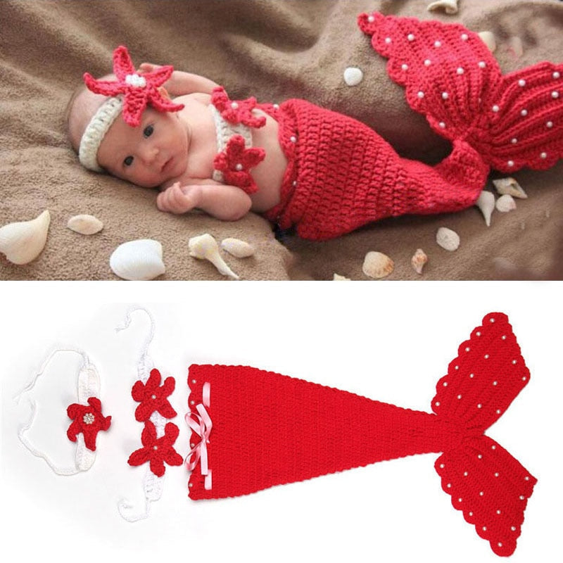 Costume - Mermaid Knitted Photography Costume