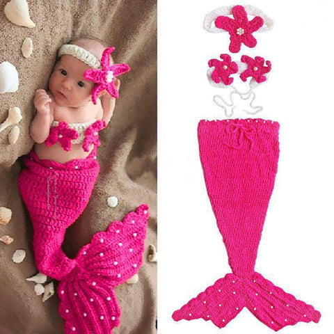 Costume - Mermaid Knitted Photography Costume