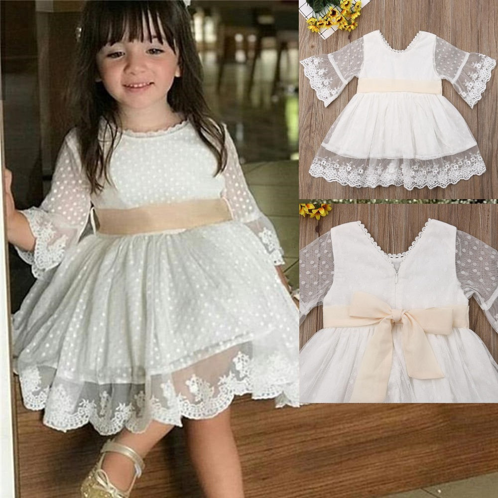 Dress - Baby Girls Cute Lace Dresses