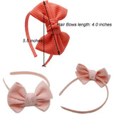 Hair Accessories - 3Pcs Cute Bow Headband Set