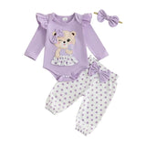 Baby Girls Fall Embroidery Clothes Sets