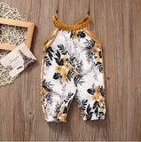 Baby Girls Floral Summer Jumpsuits