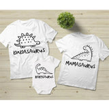 Dinosaur Family Matching Shirts Mommy Daddy Shirt Baby Bodysuits
