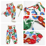 Baby Girls Sleeveless Jumpsuits