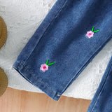 Baby Girl Toddler Flower Sweater + Jeans
