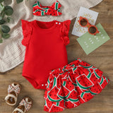 Baby Girls Watermelon Clothes Set 0-24M