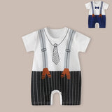 Baby Boys Cotton Gentleman Jumpsuits