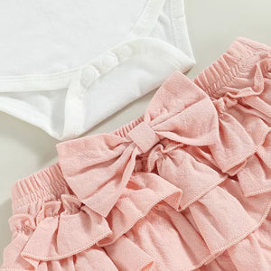 Baby Girls Ruffles Clothes Set 0-18M