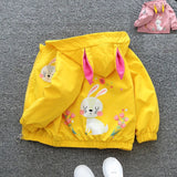 Baby Girls Toddler Rabbit Windbreaker Coat
