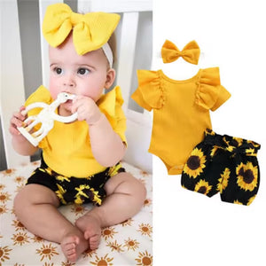 Summer Floral Clothes Set