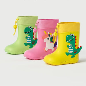 Baby Toddler Kids Unicorn Dinosaur Rain Boots