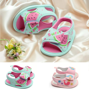 Baby Girl Watermelon Mermaid Summer Shoes