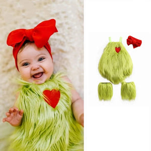 Baby Girls Halloween Costume Furry Outfit