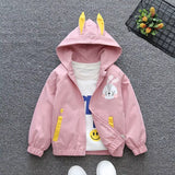 Baby Girls Toddler Rabbit Windbreaker Coat