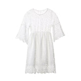 Mother Daughter Matching White Dress