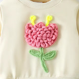 Baby Girl Toddler Flower Sweater + Jeans
