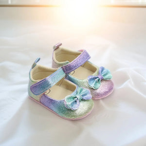 Baby Girl Shiny First Walker Shoes 0-18M