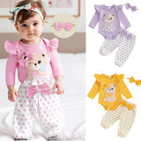 Baby Girls Fall Embroidery Clothes Sets