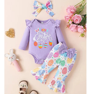 Baby Girl Toddler Easter Clothes Set