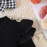 Baby Girl Fall Plaid Clothes Set