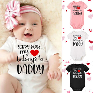 Newborn Baby Girl Bodysuit Daddy's Girl
