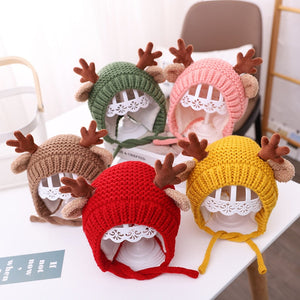 Baby Accessories - Cute Deer Elk Antlers Baby Hats