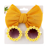 Baby Accessories - Daisy Flower Sunglasses Baby Headband Set